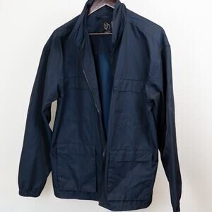Original Use Navy Blue Windbreaker Jacket Large